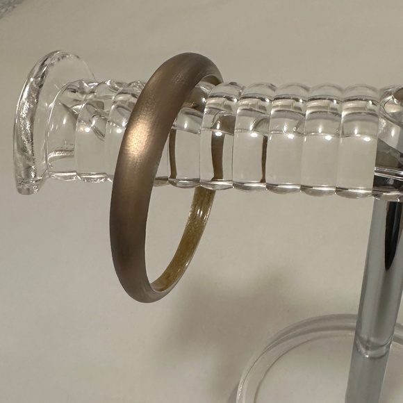 Alexis Bittar Lucite Skinny Bangle Bracelet 🤎Golden Brown🤎 - Picture 2 of 5
